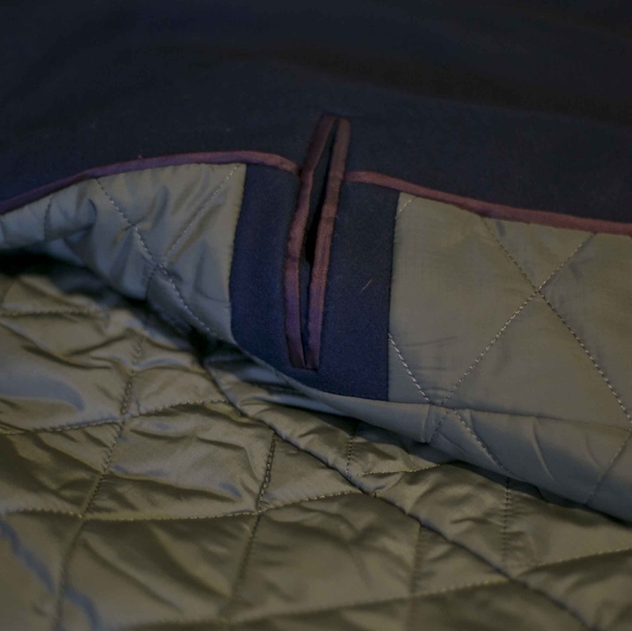 J.Crew Collection shearling bomber jacket | Navy | size 4 - Picture 11 of 16